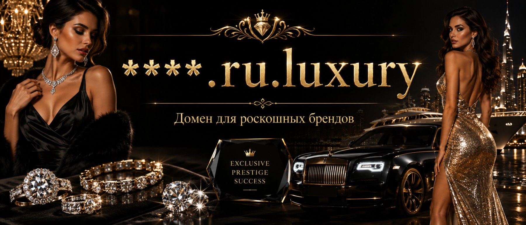 Promotional banner for ru.luxury